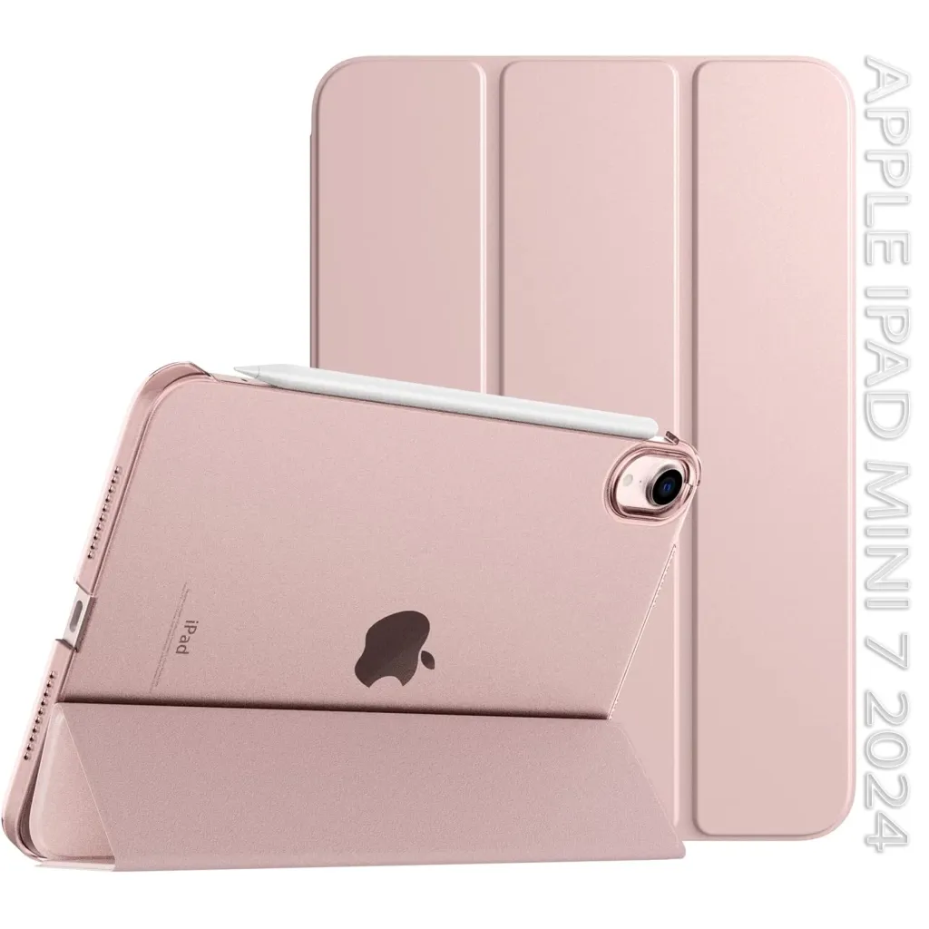 Чехла для планшета BeCover Tri Fold Hard Apple iPad Mini 7 2024 Pink (712454)