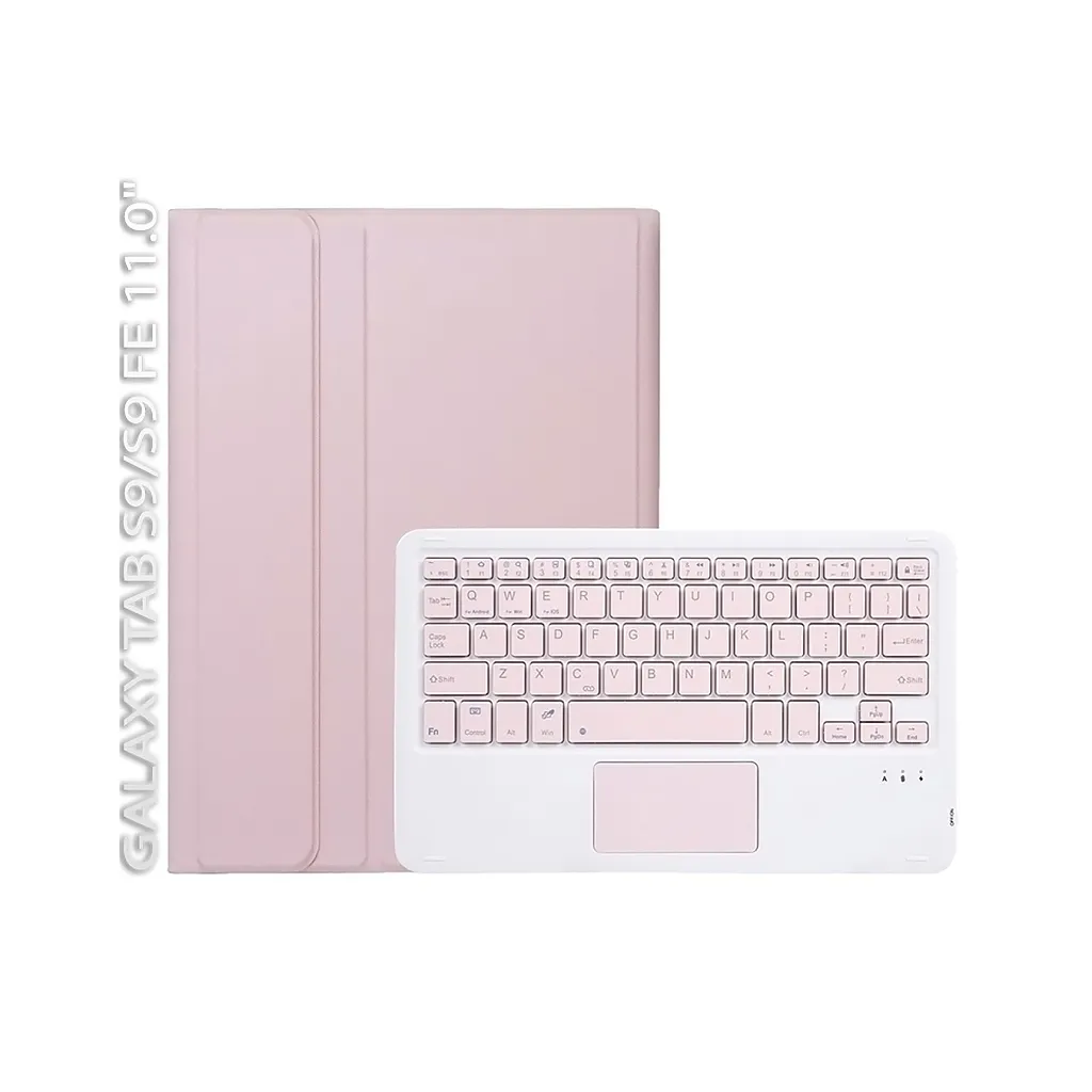 Чехла для планшета BeCover Keyboard+TouchPad Samsung Tab S9 (SM-X710/SM-X716)/S9 FE (SM-X510/SM-X516B) 11.0" Pink (712421)