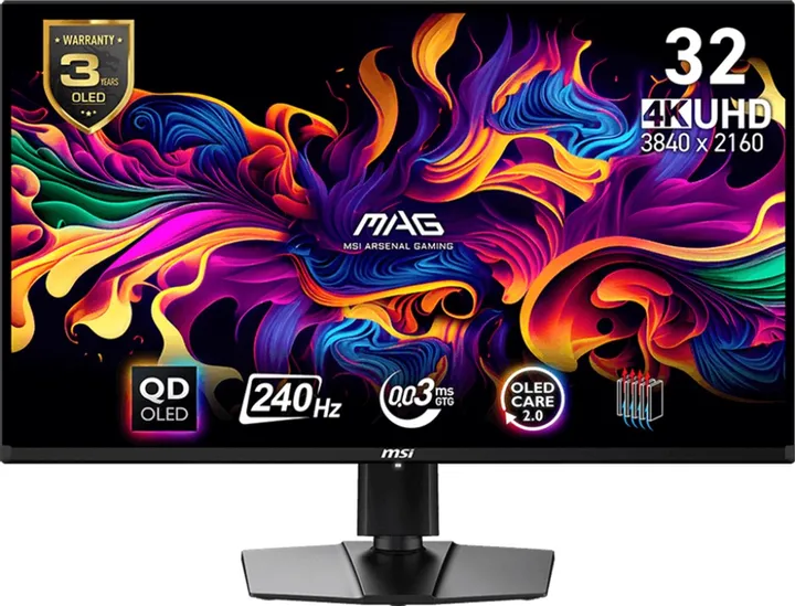 Монитор MSI MAG 321UP QD-OLED