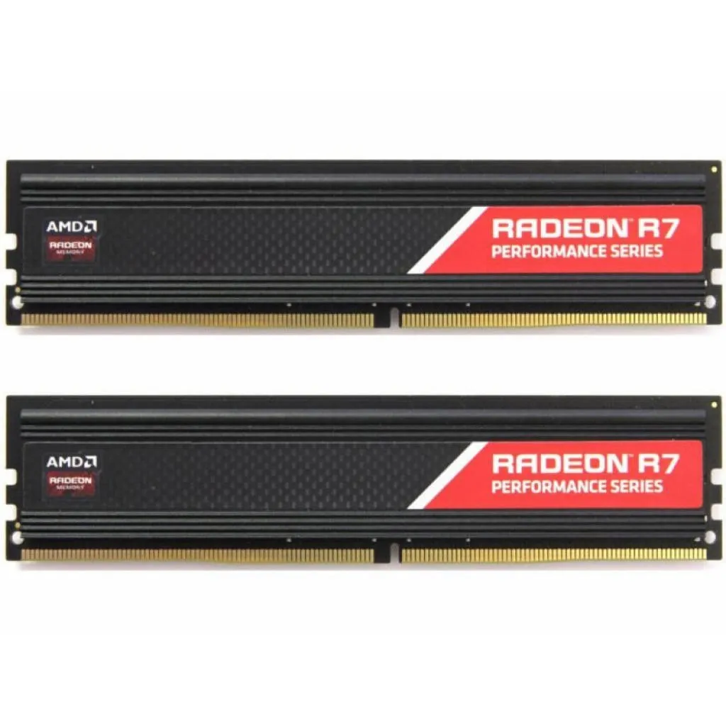 Оперативна пам'ять DDR4 8GB (2x4GB) 2400 MHz Radeon R7 AMD (R7S48G2400U1K)