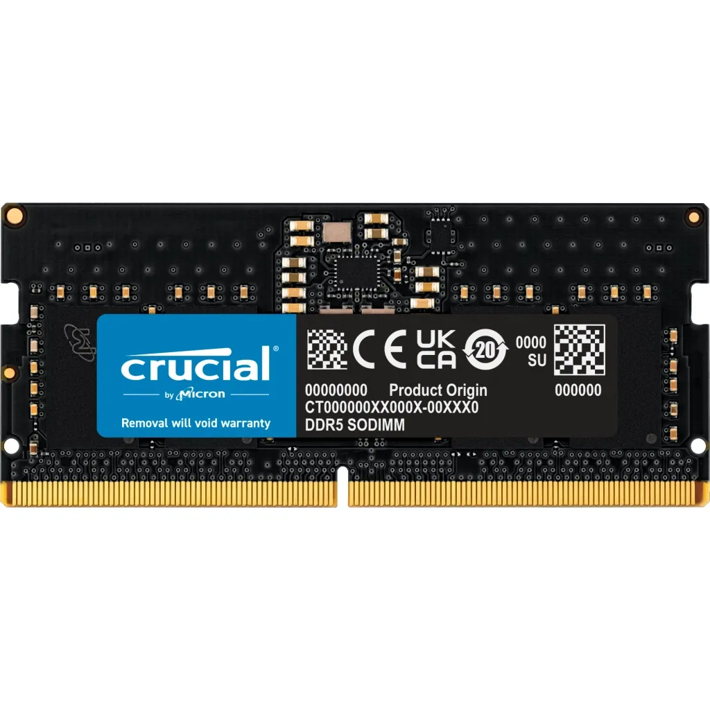 Оперативна пам'ять для ноутбука SoDIMM DDR5 8GB 5200 MHz Micron (CT8G52C42S5)