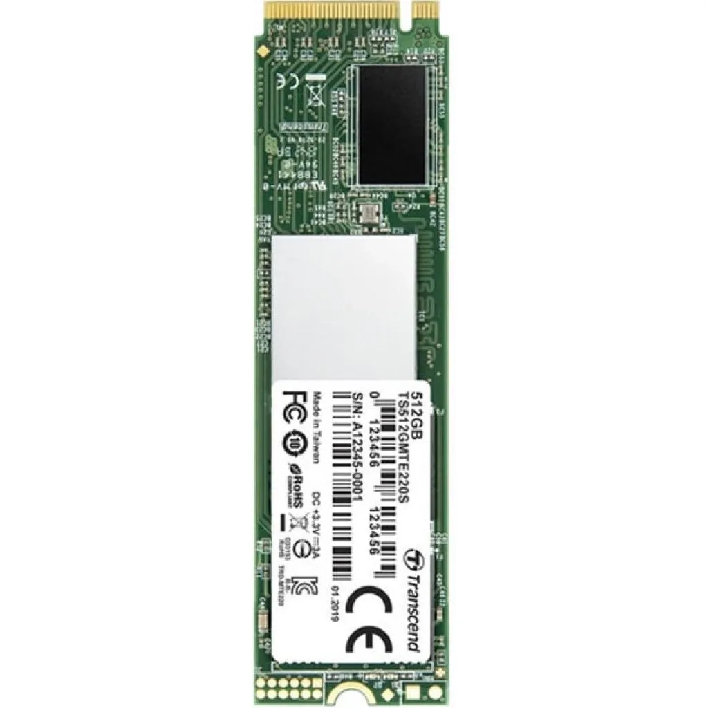 SSD диск M.2 2280 512GB Transcend (TS512GMTE220S)