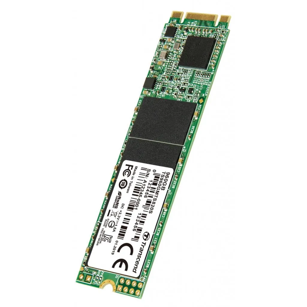 SSD диск M.2 2280 960GB Transcend (TS960GMTS820S)