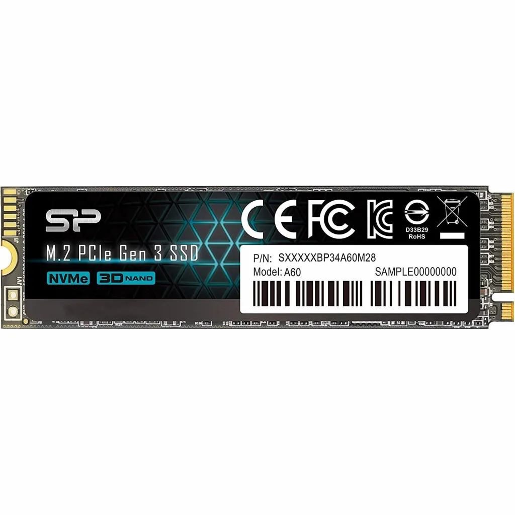 SSD диск M.2 2280 256GB Silicon Power (SP256GBP34A60M28)