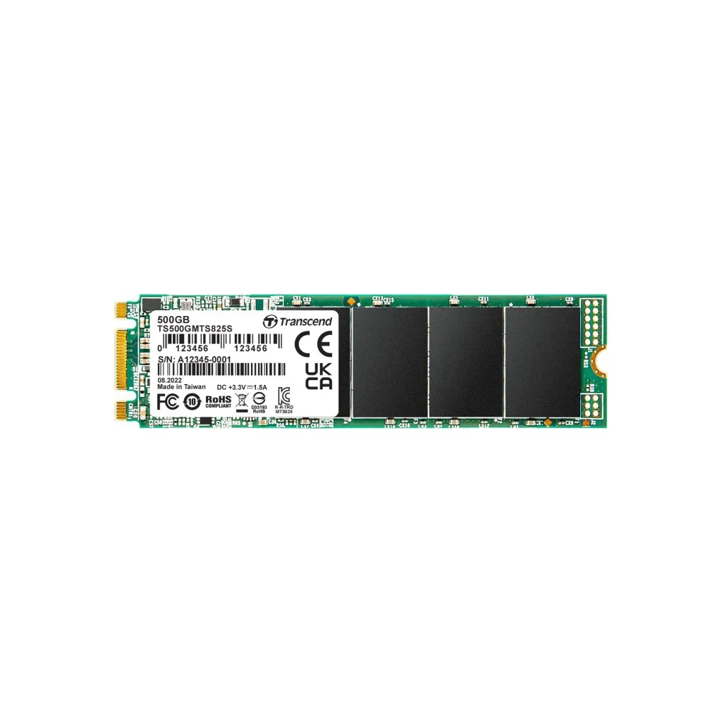 SSD диск M.2 2280 500GB Transcend (TS500GMTS825S)