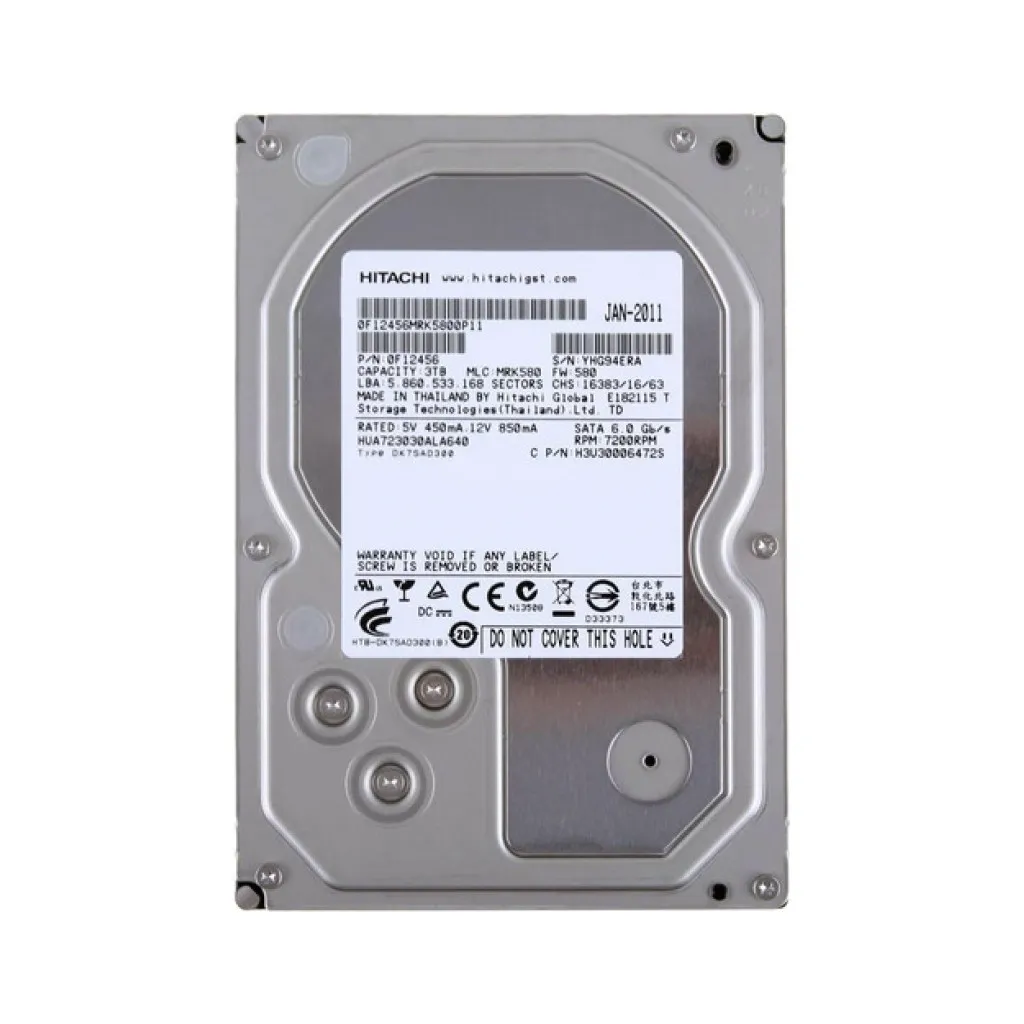 Жесткий диск HDD 3.5" 3TB WDC Hitachi HGST (# HUA723030ALA640 #)