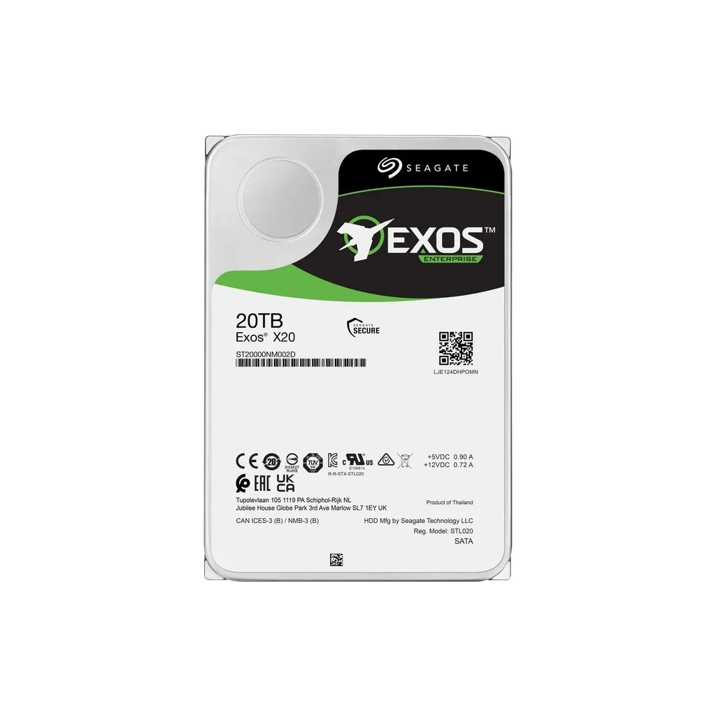 Жесткий диск HDD 3.5" 20TB Seagate (ST20000NM001E)