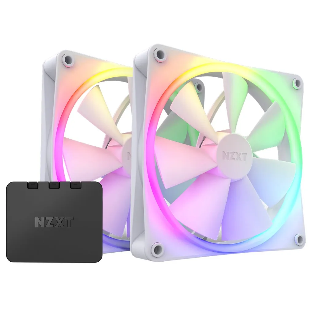 Вентилятор для корпуса NZXT F140RGB Twin (White) (RF-R14DF-W1)