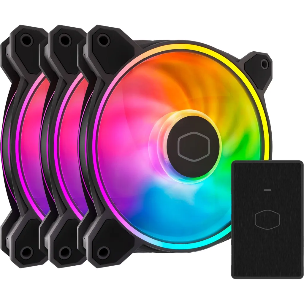 Вентилятор для корпуса CoolerMaster MF120 Halo 3in1 RGB (MFL-B2DN-213P2-R2)