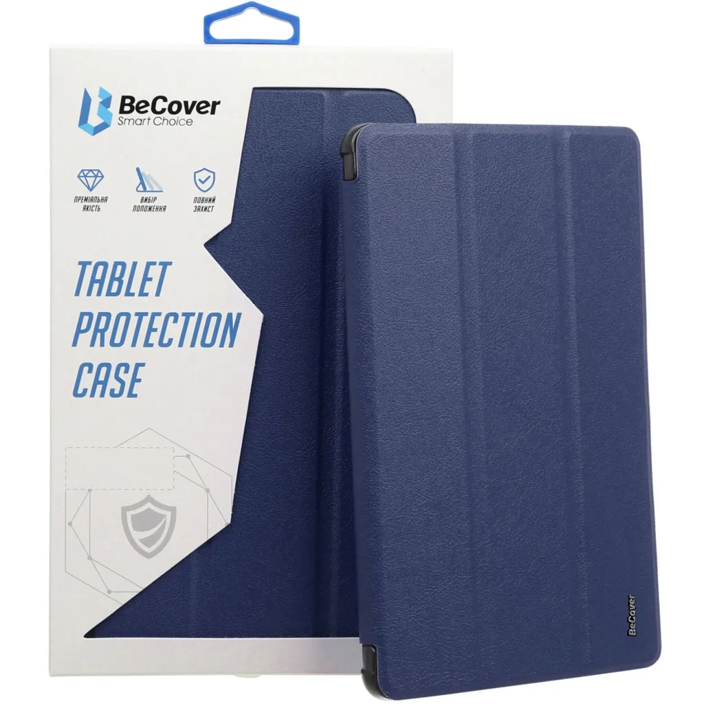 Чохол для планшета BeCover Soft Edge PM Lenovo Tab M10 Plus TB-125F (3rd Gen)/K10 Pro TB-226 10.61" Deep Blue (708367)