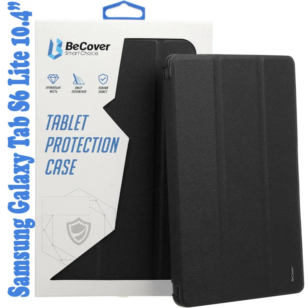 Чохол для планшета BeCover Soft Edge Pencil Mount Samsung Galaxy Tab S6 Lite 10.4 P610/P613/P615/P619 Black (708351)