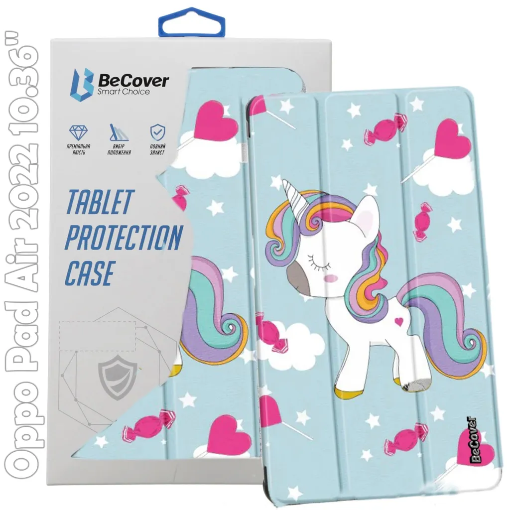 Чохол для планшета BeCover Smart Case Oppo Pad Air 2022 10.36" Unicorn (709528)