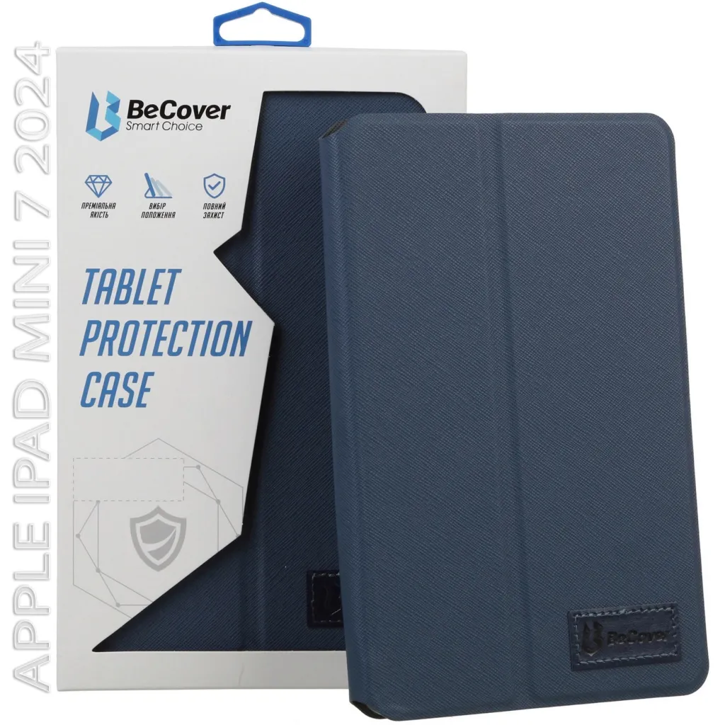 Чохол для планшета BeCover Premium Apple iPad Mini 7 2024 Deep Blue (712436)