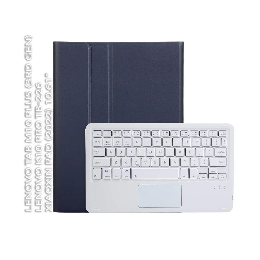 Чохол для планшета BeCover Keyboard+TouchPad Lenovo Tab M10 Plus TB-125F (3rd Gen)/K10 Pro TB-226/Xiaoxin Pad (2022) 10.61" (712391)