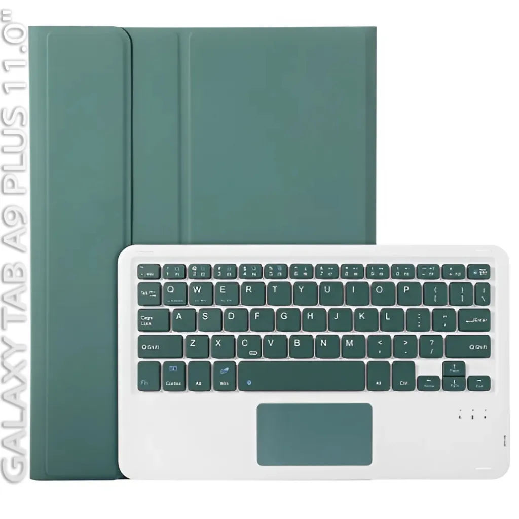 Чохол для планшета BeCover Keyboard+TouchPad Samsung Tab A9 Plus SM-X210/SM-X215/SM-X216 11.0" Dark Green (712413)