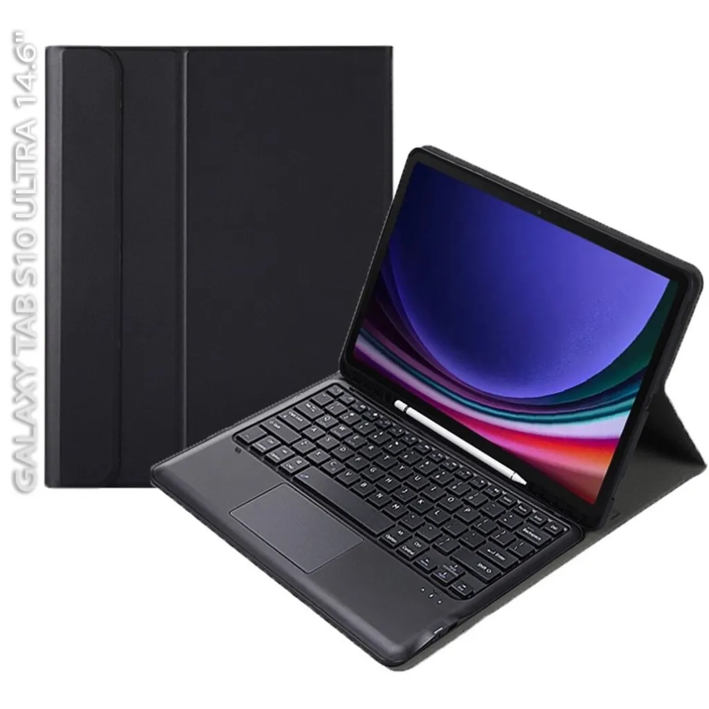 Чохол для планшета BeCover Keyboard+TouchPad Samsung Tab S10 Ultra (SM-X920/SM-X926) 14.6" Black (712594)