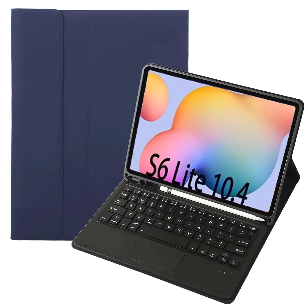 Чохол для планшета BeCover Keyboard+TouchPad Samsung Tab S6 Lite 10.4 P610/P613/P615/P619 Deep Blue (712362)