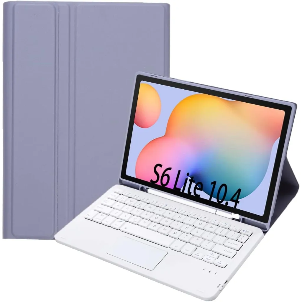 Чохол для планшета BeCover Keyboard+TouchPad Samsung Tab S6 Lite 10.4 P610/P613/P615/P619 Purple (712366)