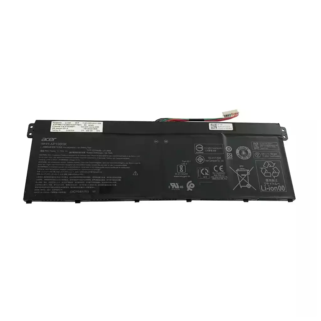 Акумулятор для ноутбука Acer AP19B5K Aspire A317/A514, 3550mAh (41Wh), 3cell, 11.55V, Li-ion (A47990)