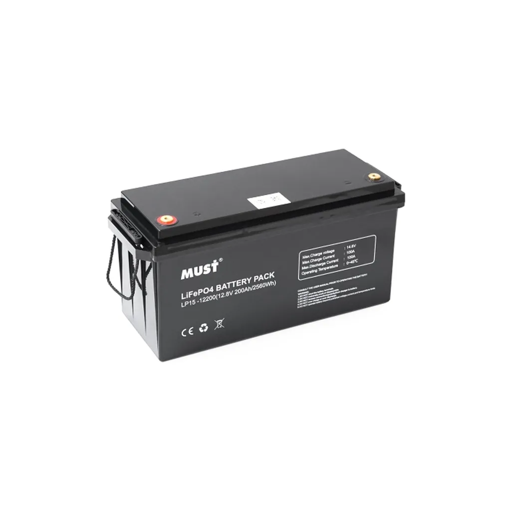  Must 12.8V - 200Ah (LP15-12200)