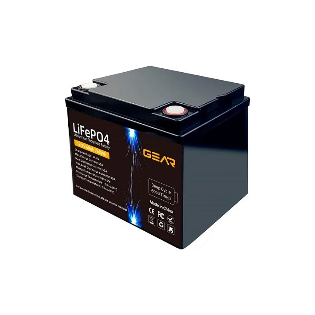  GEAR 12.8V - 60Ah (GB-LiFePo4-12.8-60)