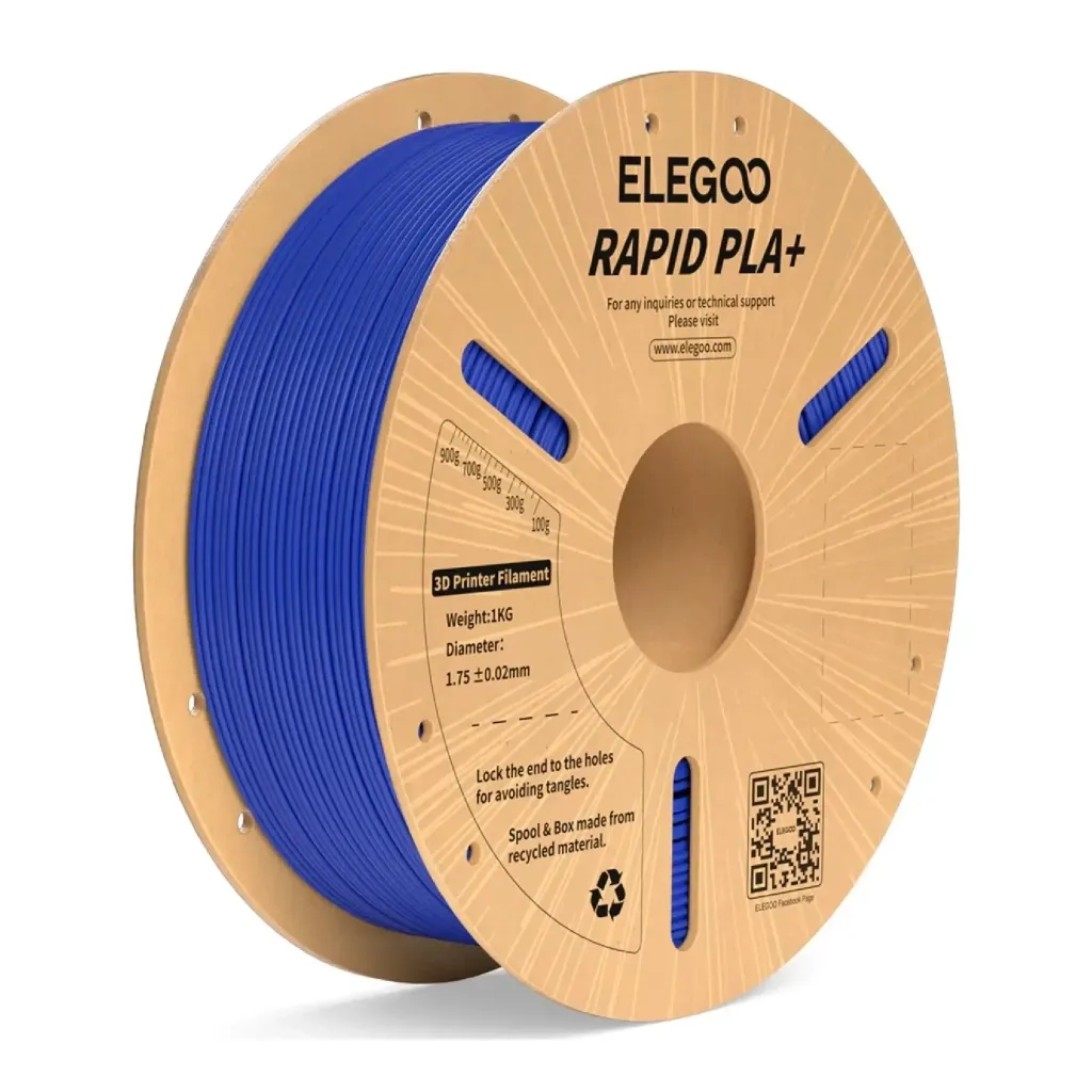 Пластик для 3D-принтера ELEGOO Rapid PLA Plus 1кг, 1.75мм, blue (50.203.0117)