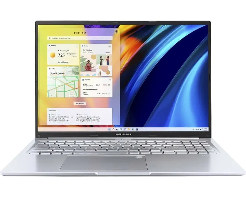 Ноутбук Asus Vivobook 16 X1605VA-MB589 Transparent Silver (90NB10N2-M017P0)  