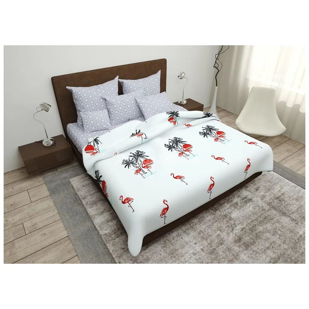 Постельное белье MirSon Бязь Premium 17-0268 Garland King Size (2200002110396)