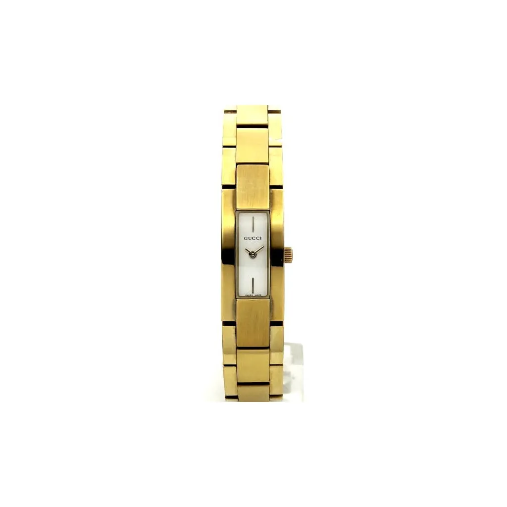 Наручний годинник Gucci 4605L 24605 g.-plated, white dial, g.-plated