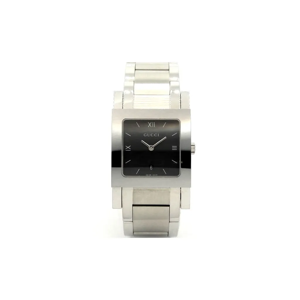 Наручний годинник Gucci 7905M 17935 BLK/STEEL/BRACELET