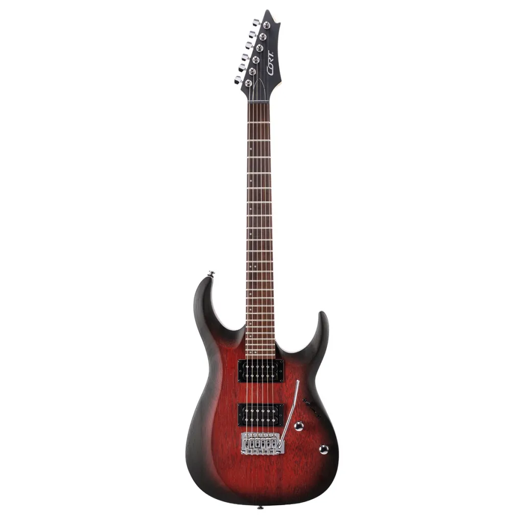  Cort X100 Open Pore Black Cherry Burst (X100 OPBB)