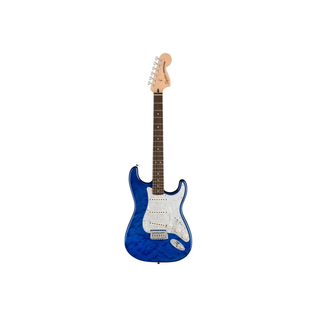  Squier by Fender Affinity Series FSR Stratocaster QMT Sapphire Blue Transparent (234838)