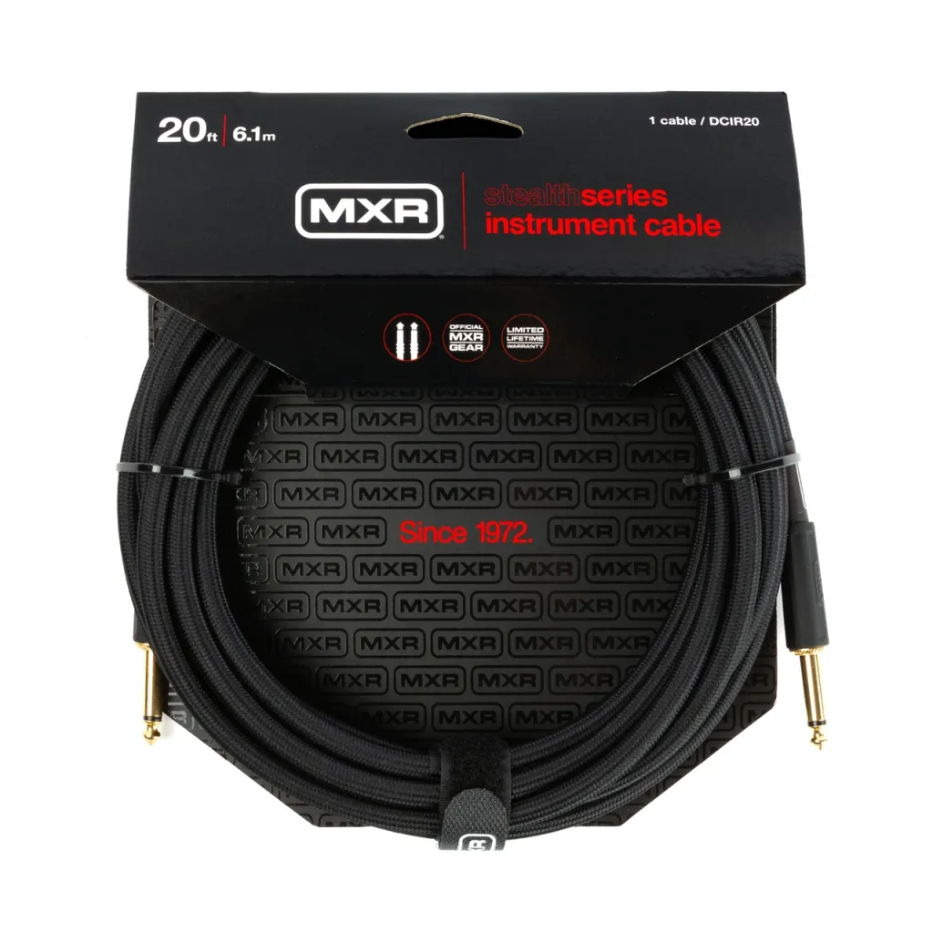  MXR Stealth Series Instrument Cable 6m (DCIR20)