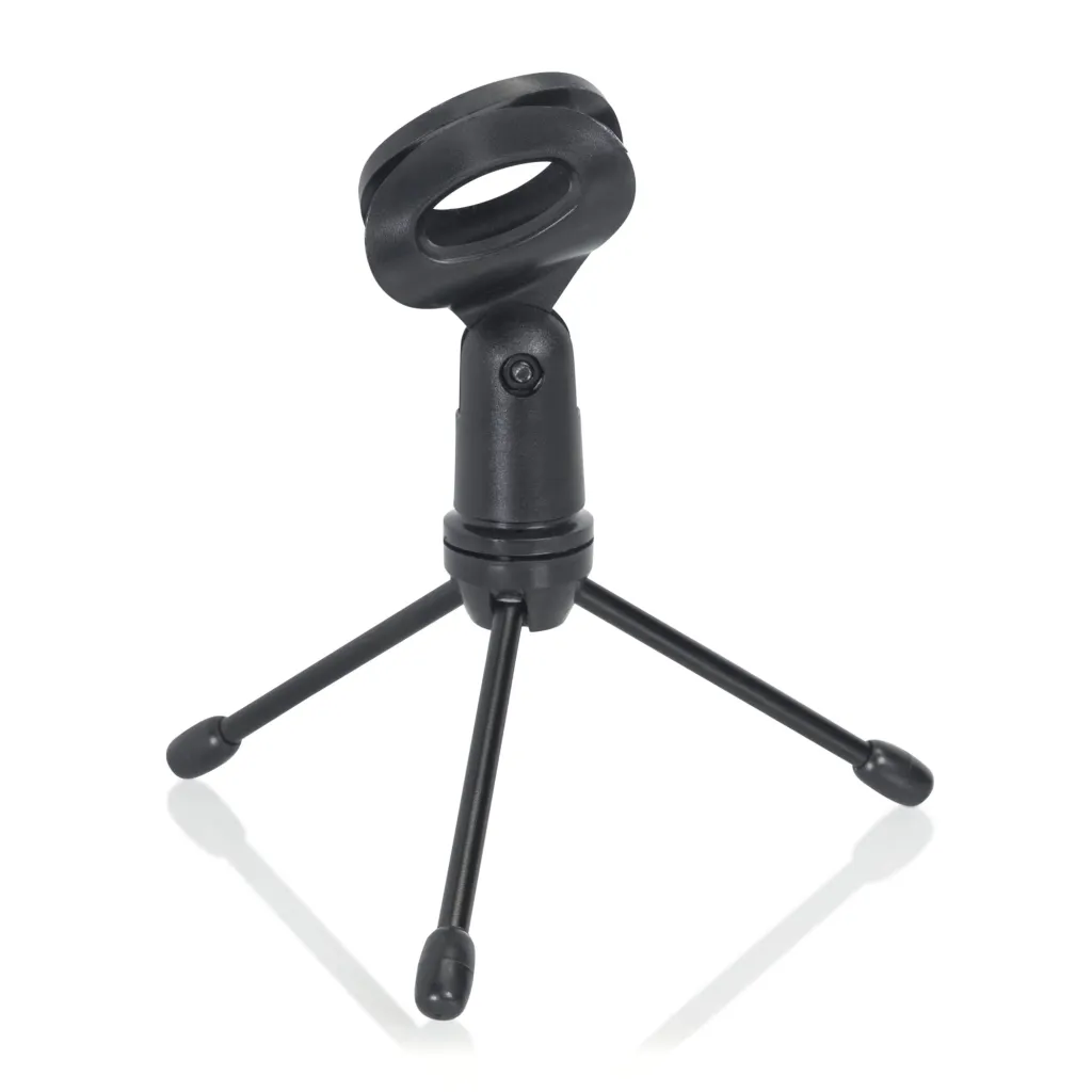  Gator Frameworks Wired Mic Mini Tripod Desktop Stand (GFW-MIC-0250)