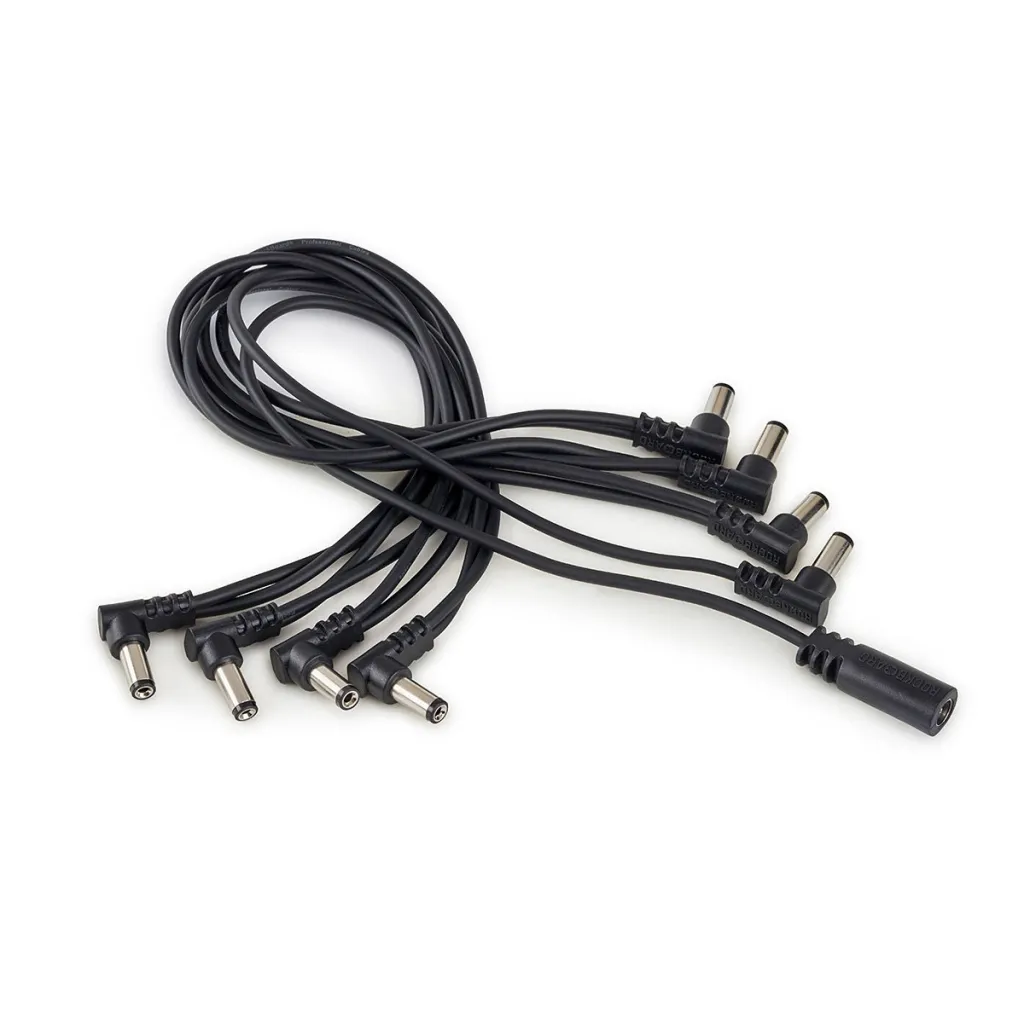  RockBoard Flat Daisy Chain Cable, 8 Outputs, Angled (RBO CAB POWER DC8 A)