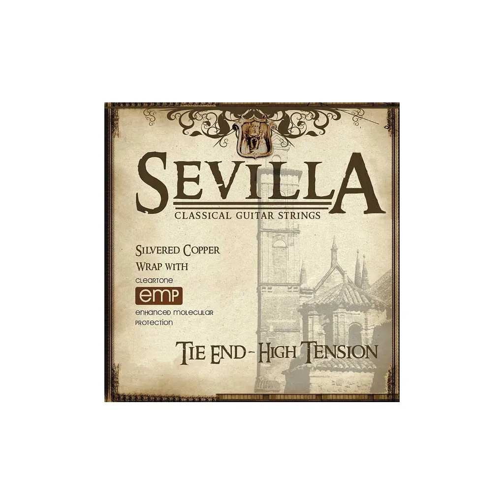 Струни для гітари Cleartone Sevilla Tie End High Tension (8450)