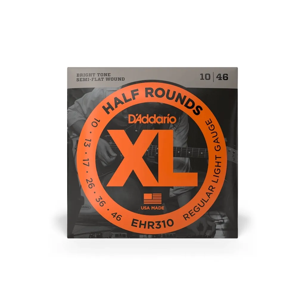 Струни для гітари D'Addario XL Half Rounds Regular Light (10-46) (EHR310)