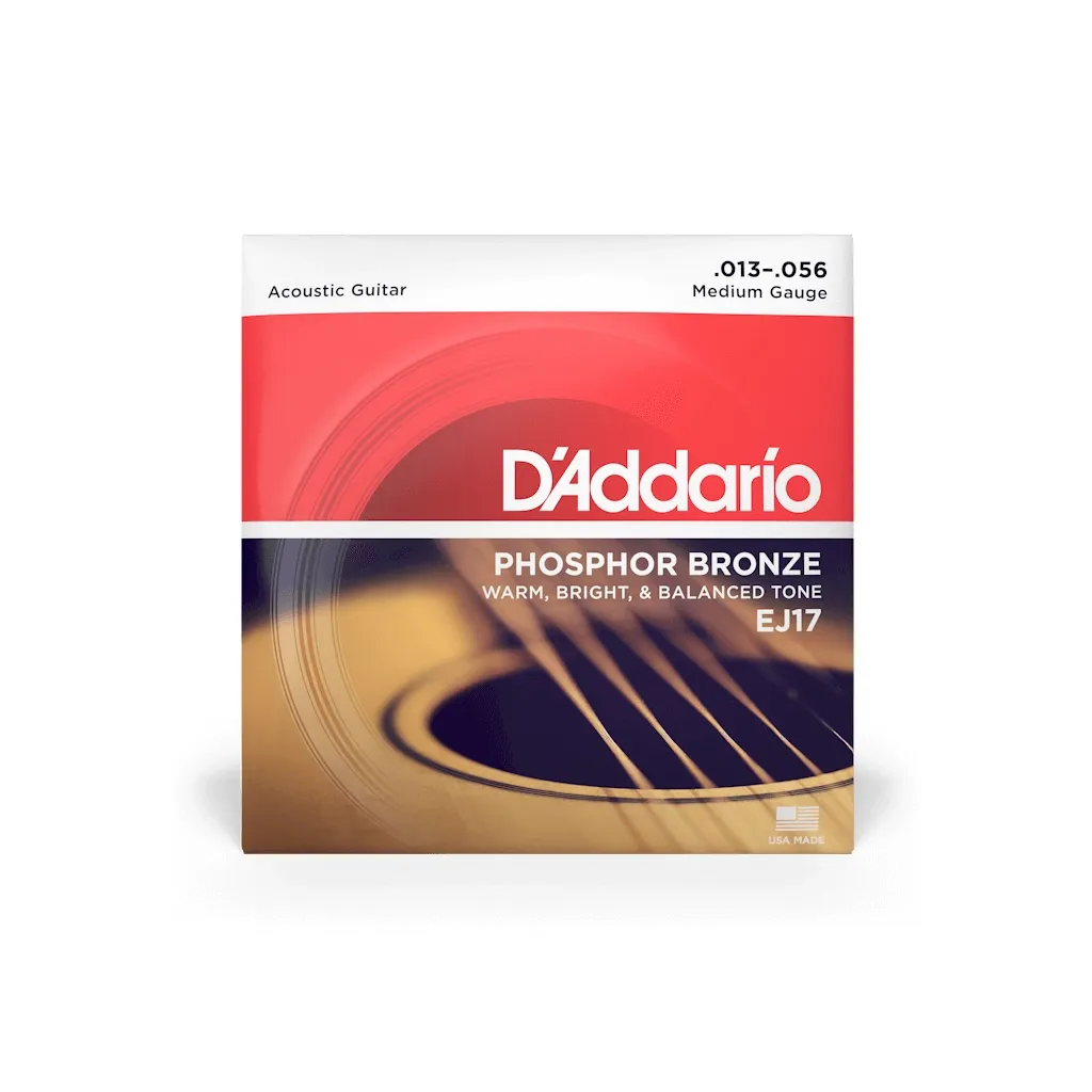  D'Addario Phosphor Bronze Medium (13-56) (EJ17)