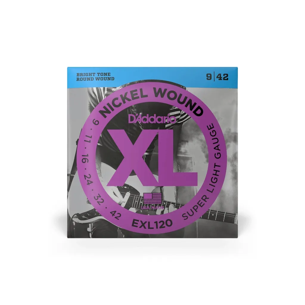 Струны для гитары D'Addario XL Nickel Wound Super Light (09-42) (EXL120)