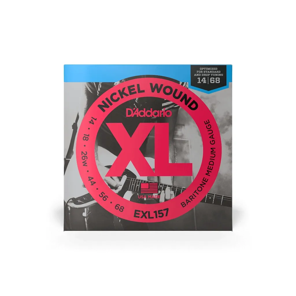 Струны для гитары D'Addario XL Nickel Wound Baritone Medium (14-68) (EXL157)