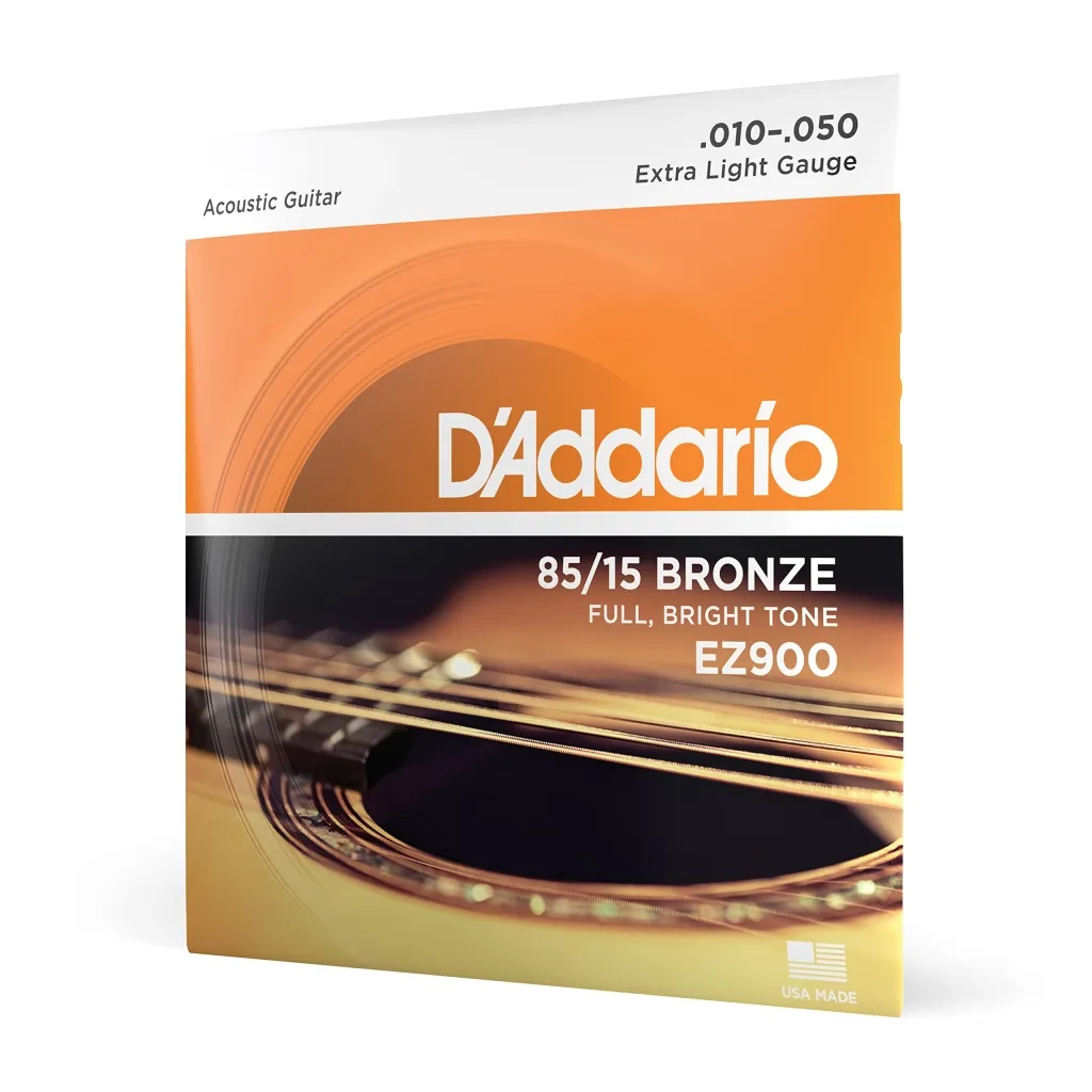 Струны для гитары D'Addario 85/15 Bronze Extra Light (10-50) (EZ900)