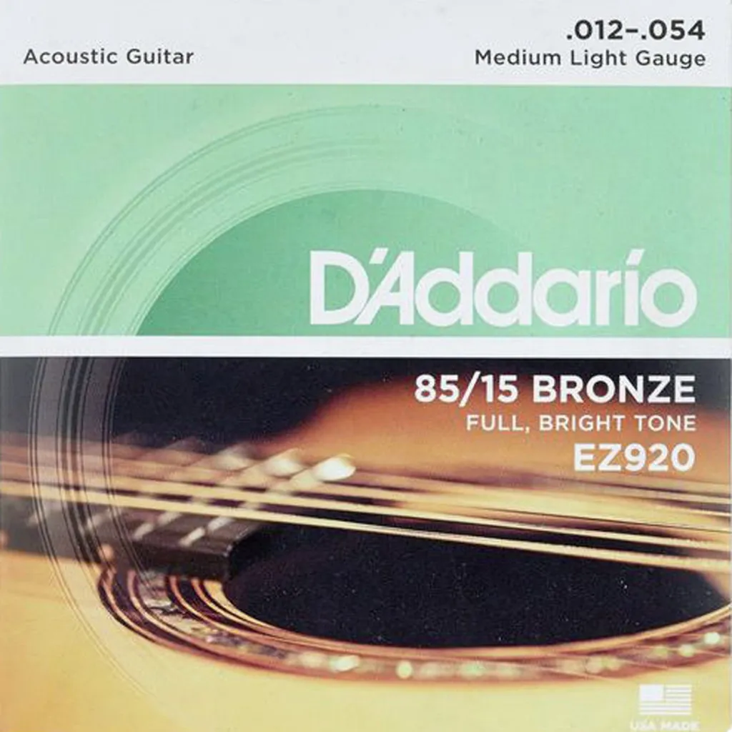  D'Addario 85/15 Bronze Medium Light (12-54) (EZ920)