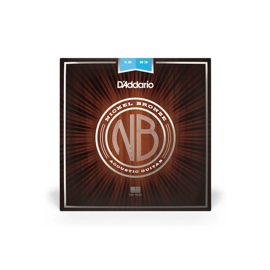 Струны для гитары D'Addario Nickel Bronze Light (12-53) (NB1253)