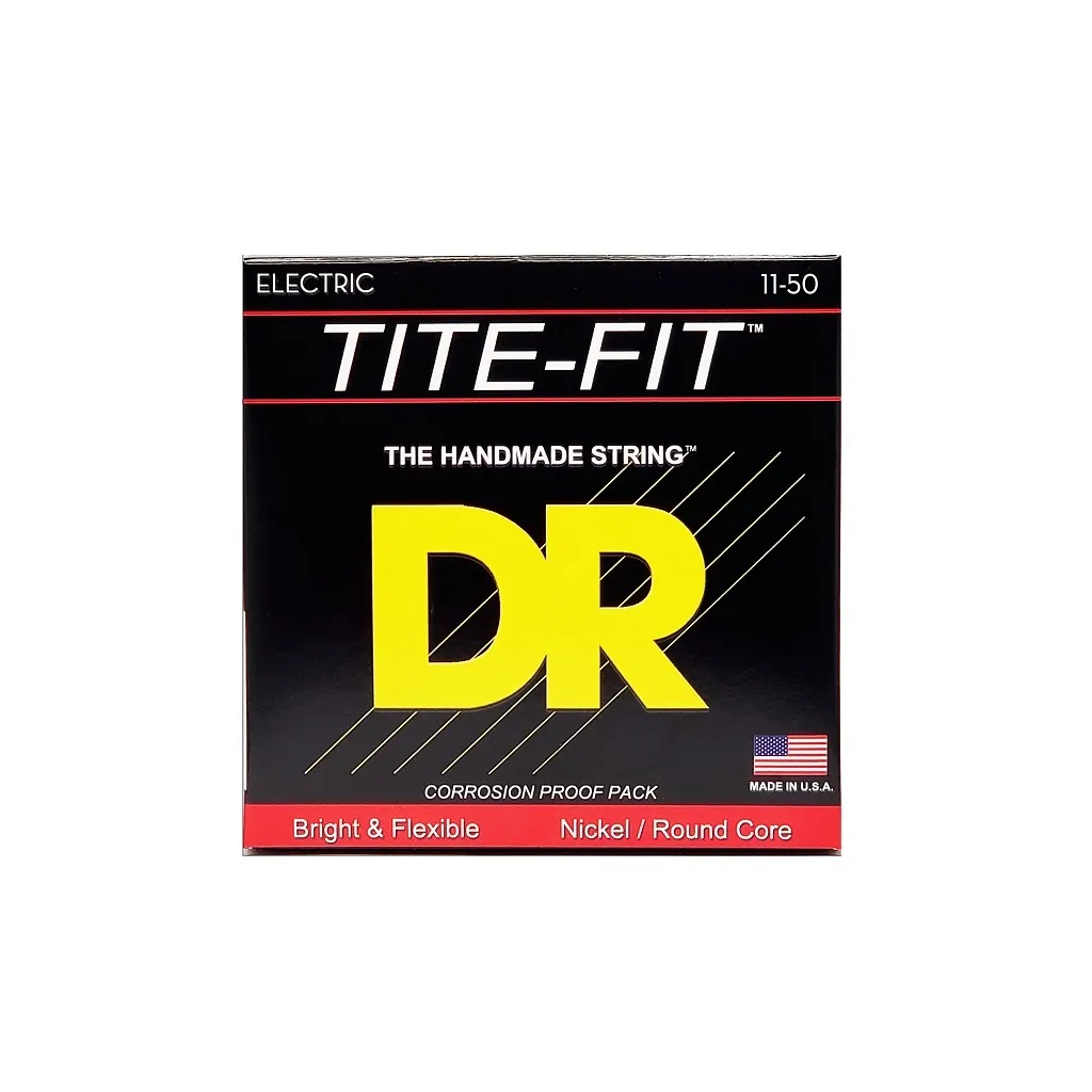 Струны для гитары DR Strings TITE-FIT Electric - Heavy (11-50) (EH-11)