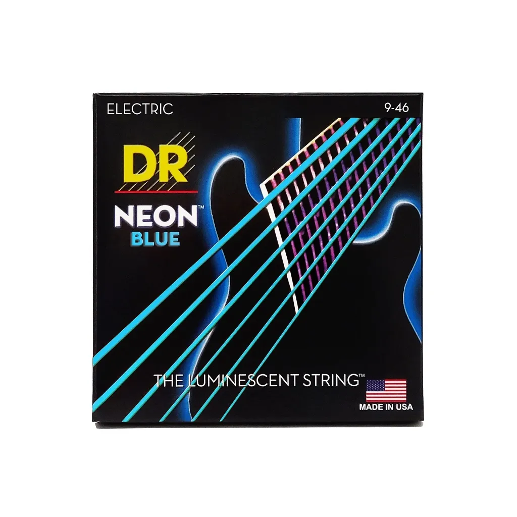  DR Strings NEON Blue Electric - Light Heavy (09-46) (NBE-9/46)