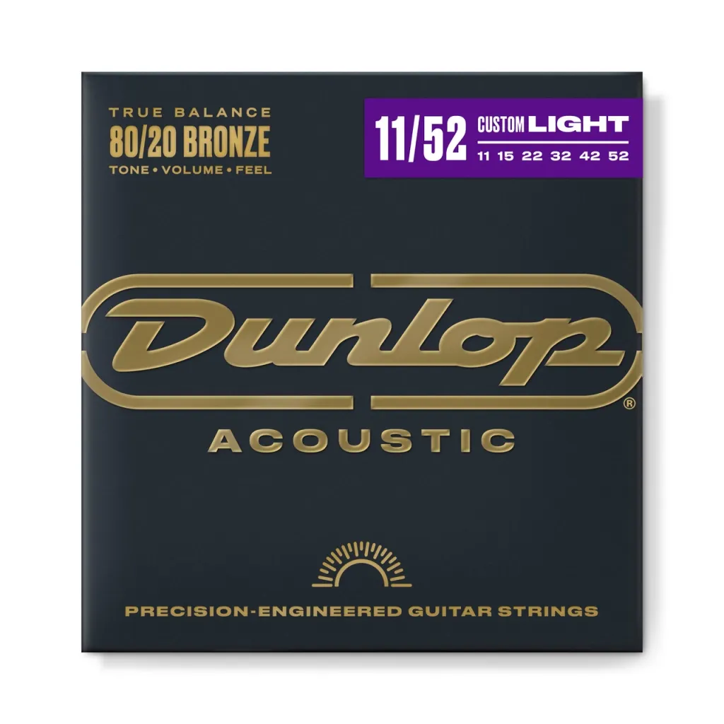 Струни для гітари Jim Dunlop 80/20 Bronze Acoustic Guitar Strings (11-52) (DAB1152)