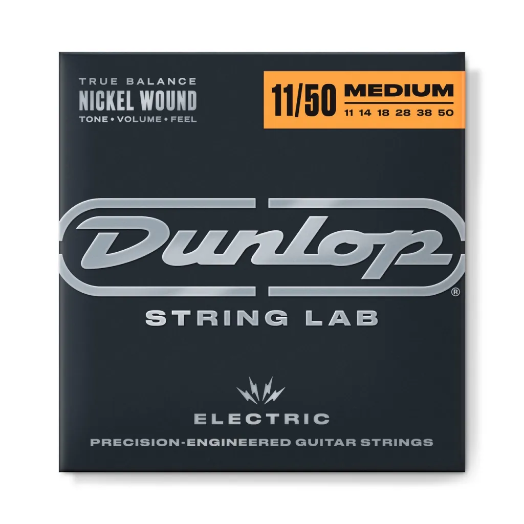  Jim Dunlop Nickel Wound Electric Guitar Strings (11-50) (DEN1150)