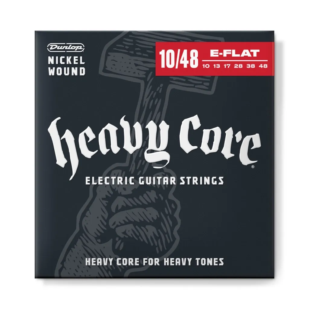 Струни для гітари Jim Dunlop Heavy Core Electric Guitar Strings (10-48) (DHCN1048)