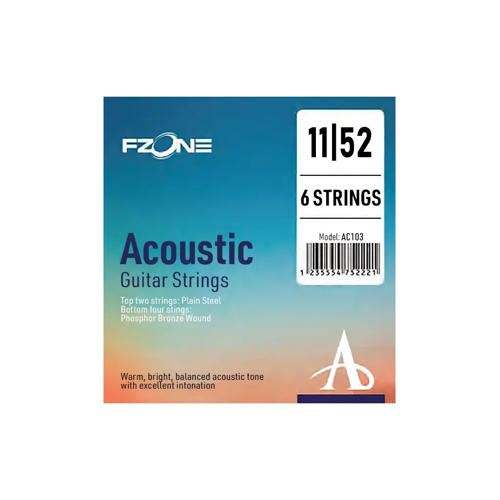  Fzone Acoustic Phosphor Bronze (11-52) (AC103)