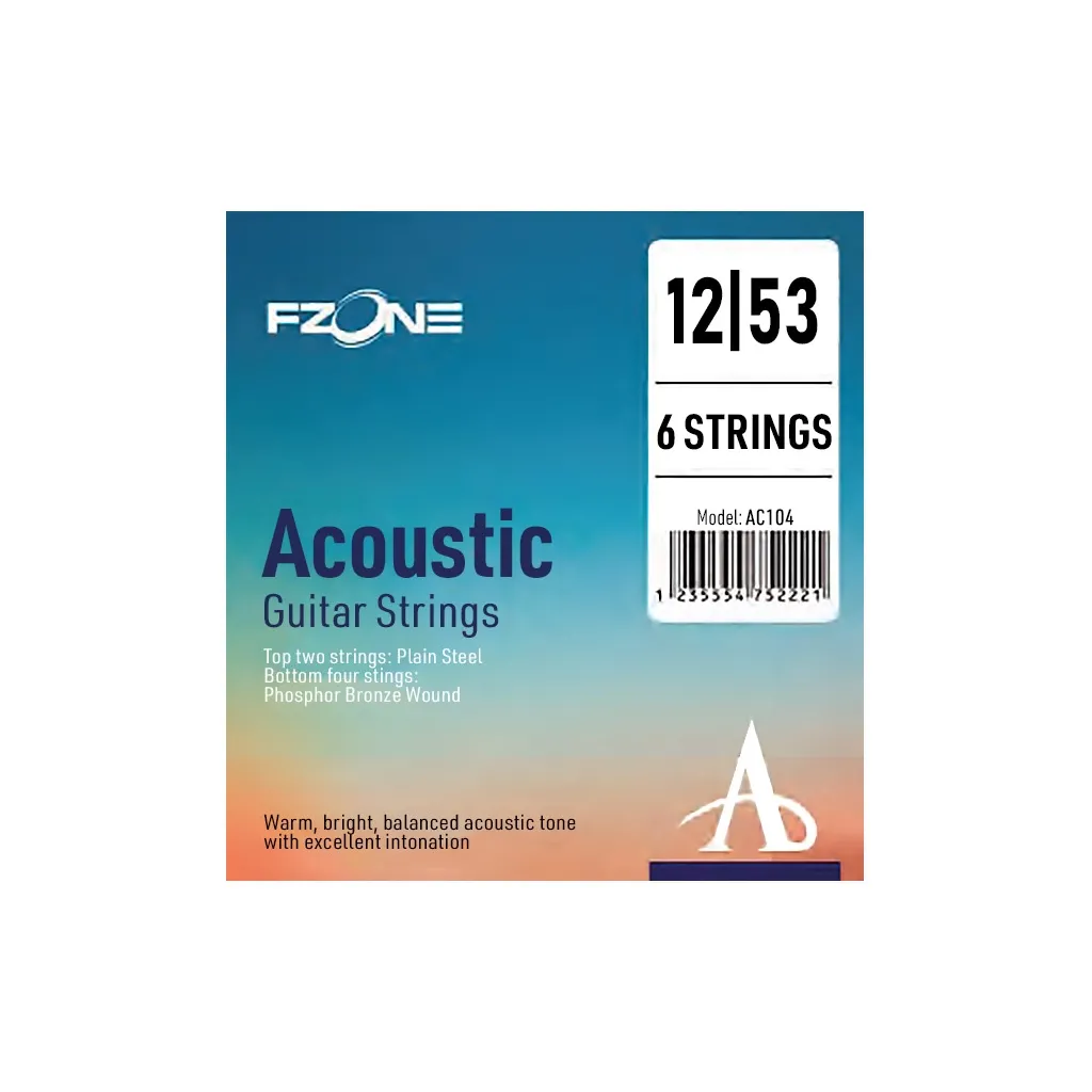  Fzone Acoustic Phosphor Bronze (12-53) (AC104)